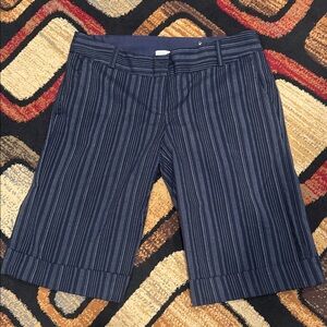 Striped Blue Bermuda Shorts